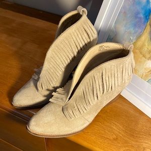 EUC coconuts by Matisse vegan fringe booties